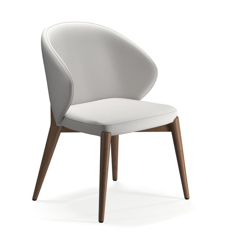 Elicia White Arm Dining Chair