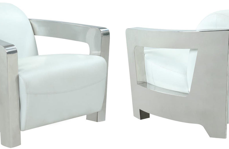 2099 Accent Chair White