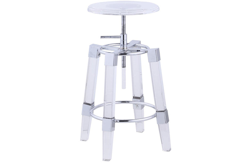 4038 Bar Stool Gold Clear