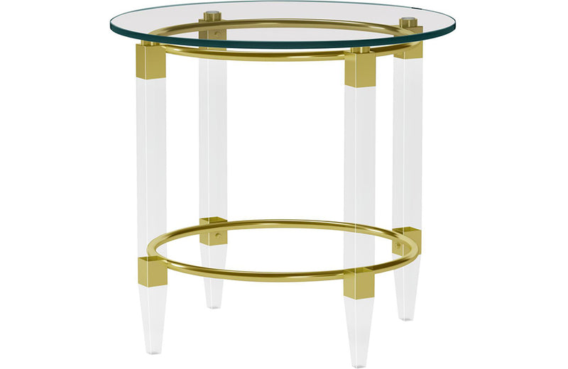 4038 Lamp Table Gold