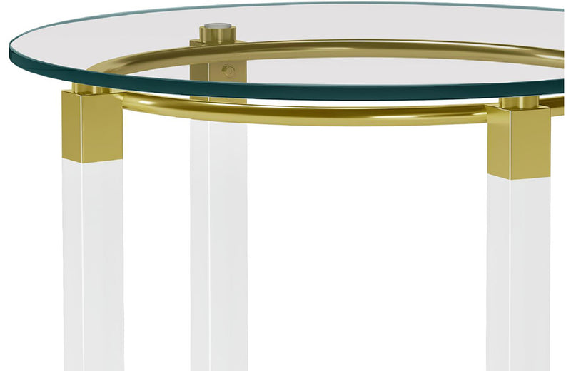 4038 Lamp Table Gold