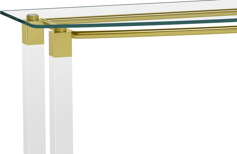 4038 Sofa Table Gold