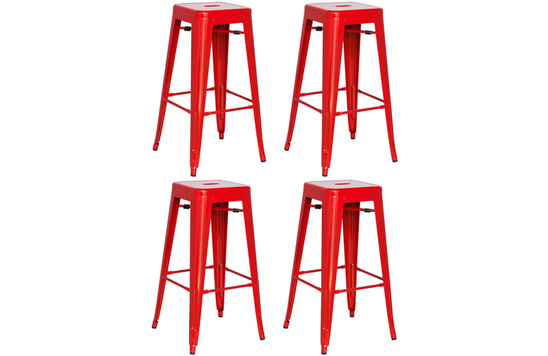 8015 Bar Stool Red