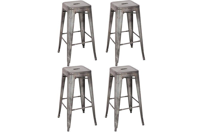 8015 Bar Stool Gun Metal