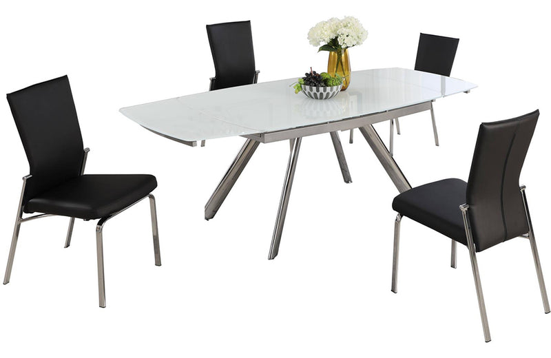 Alina Molly 5 pc Dining Set Black