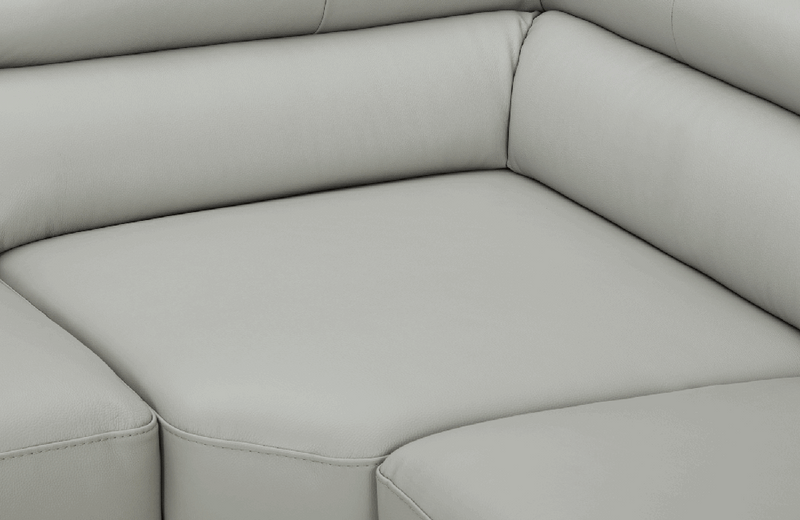 1576 Sectional Sofa Right by Kuka Grey