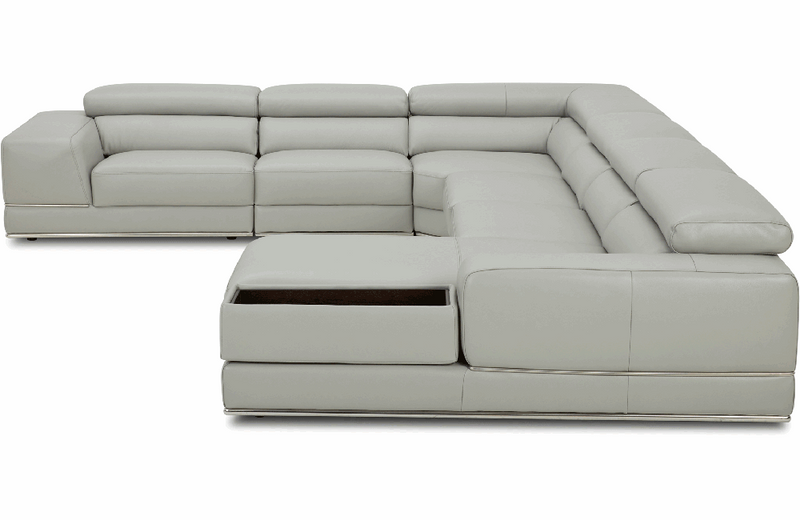 1576 Sectional Sofa Right by Kuka Grey