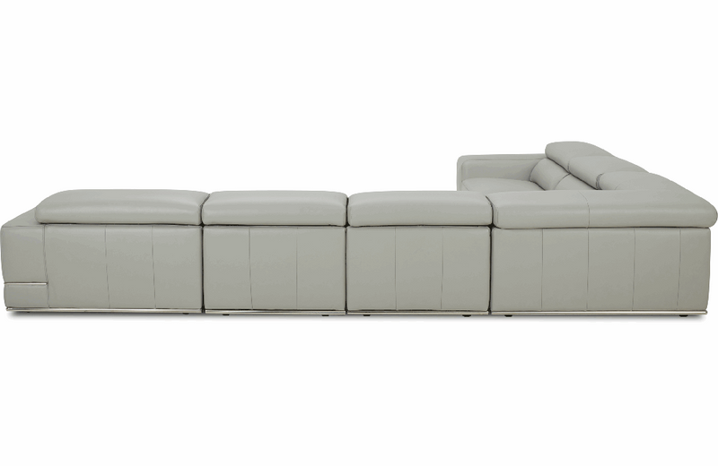 1576 Sectional Sofa Right by Kuka Grey