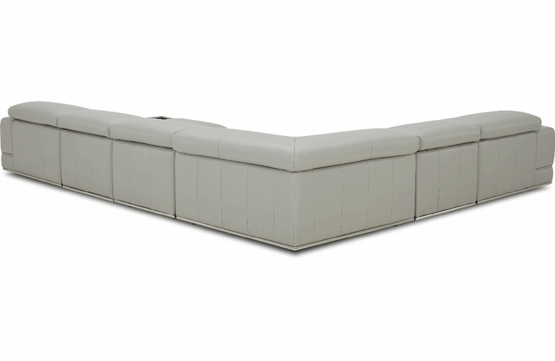 1576 Sectional Sofa Right by Kuka Grey