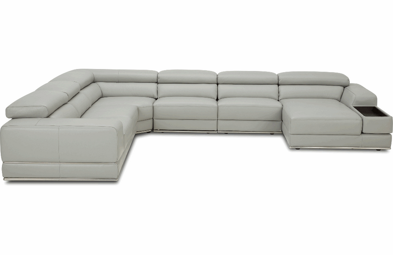 1576 Sectional Sofa Right by Kuka Grey