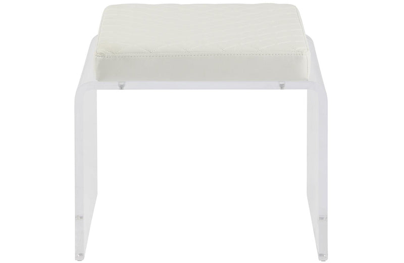 Ciara Ottoman White