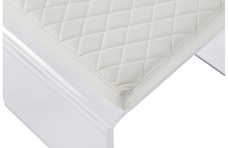 Ciara Ottoman White