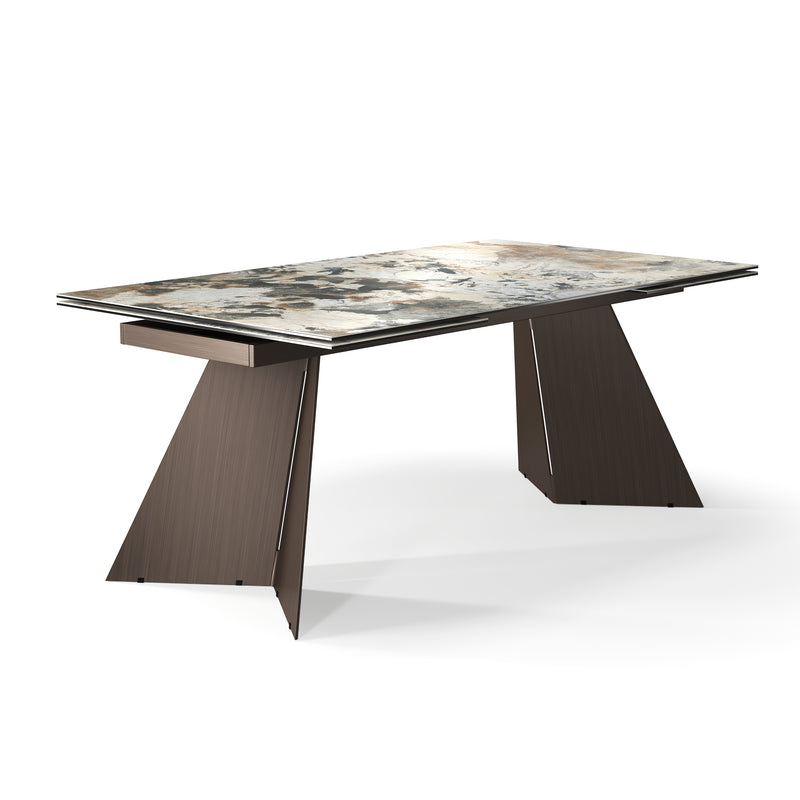 Dante Ceramic Dining Table with extensions