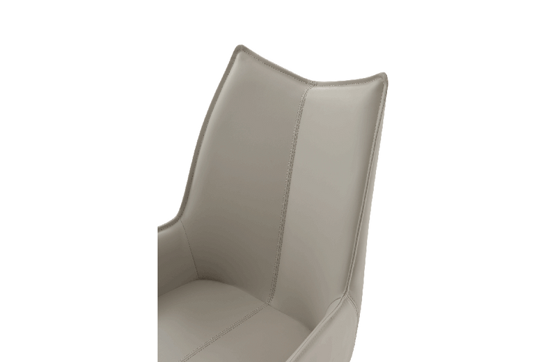 1218 swivel dining chair Grey Taupe