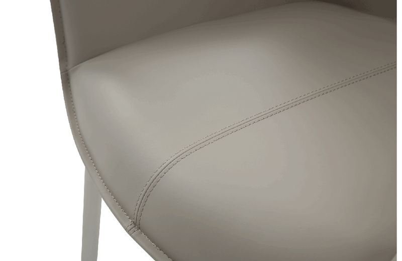 1218 swivel dining chair Grey Taupe