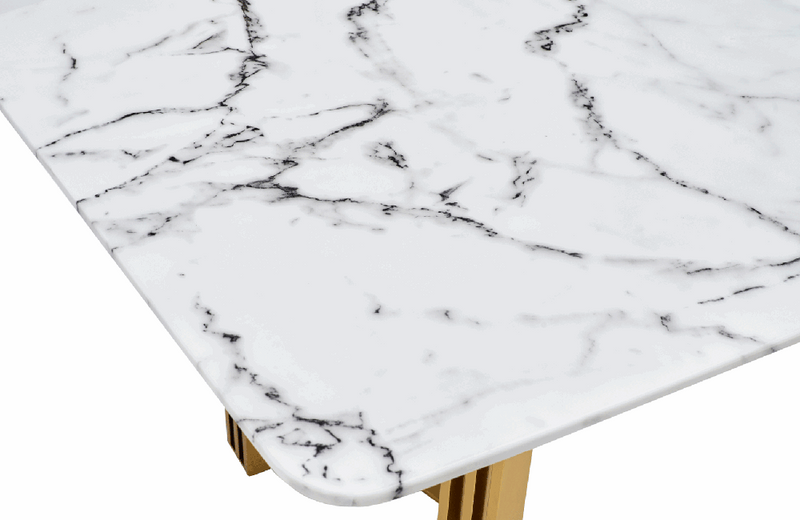 131 Gold Marble Dining