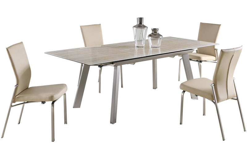 Eleanor Molly 5 pc Dining Set Beige