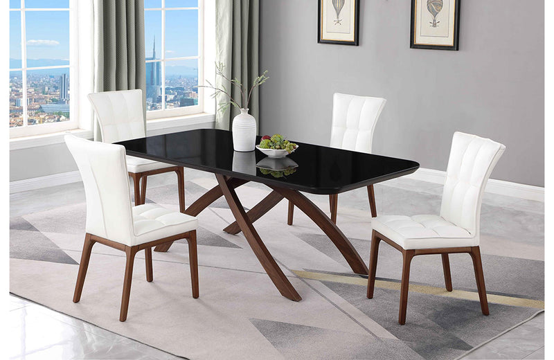 Emily Peggy 5 pc Dining Set White