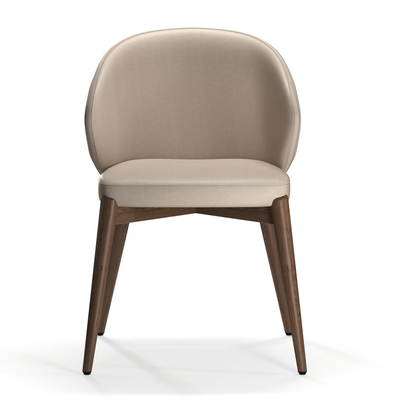 Elicia Beige Arm Dining Chair