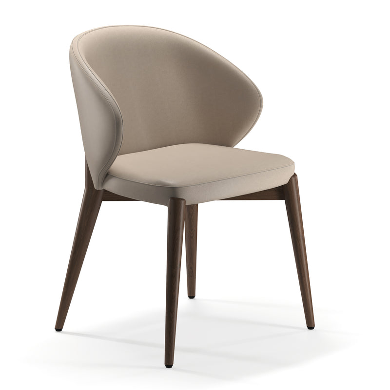 Elicia Beige Arm Dining Chair