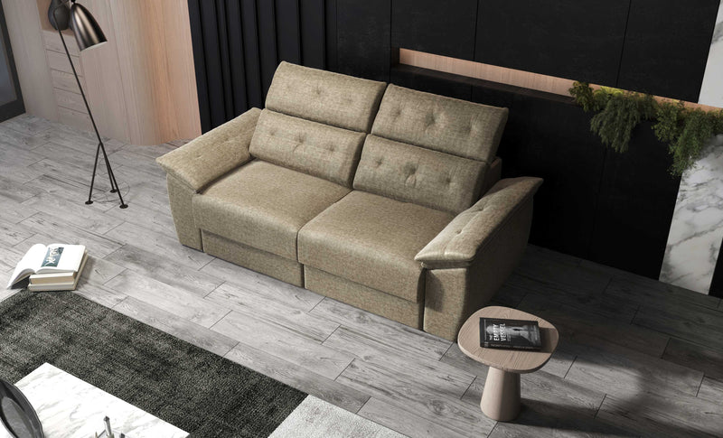 Francesca fabric sofa bed with storage