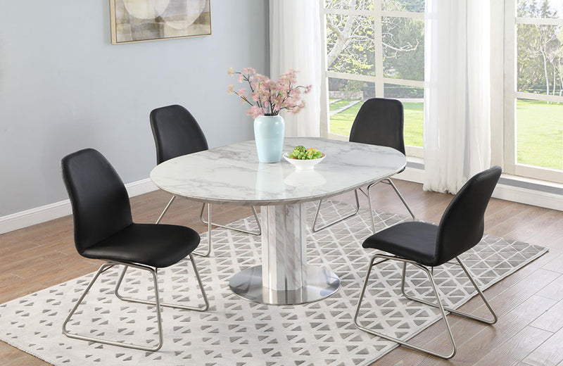 Gretchen 5 pc Dining Set Black