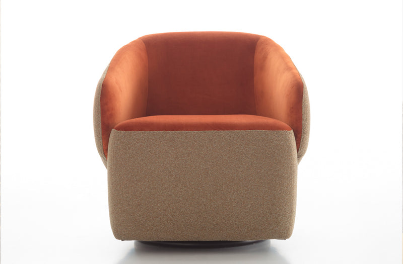 Gea accent swivel chair by Nordholtz