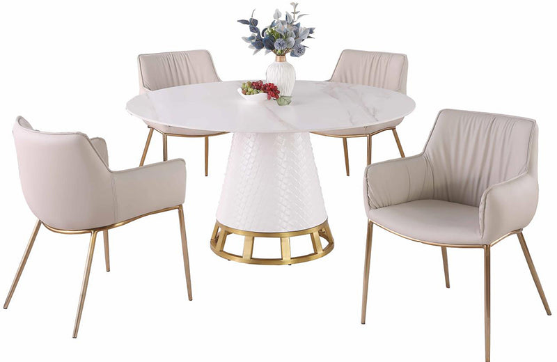 Khloe Tracy 5 pc Dining Set