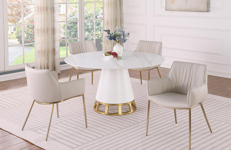 Khloe Tracy 5 pc Dining Set