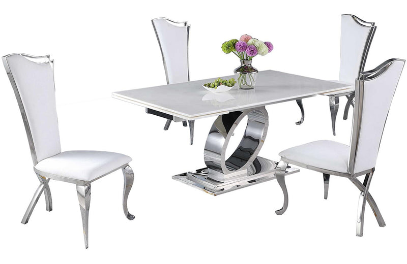 Lanna Nadia 5 pc Dining Set