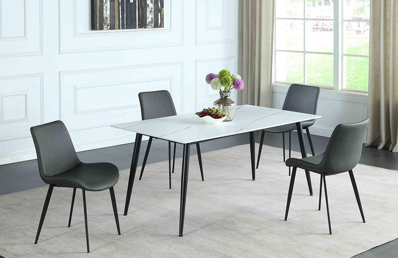 Mary 5 pc Dining Set Gray