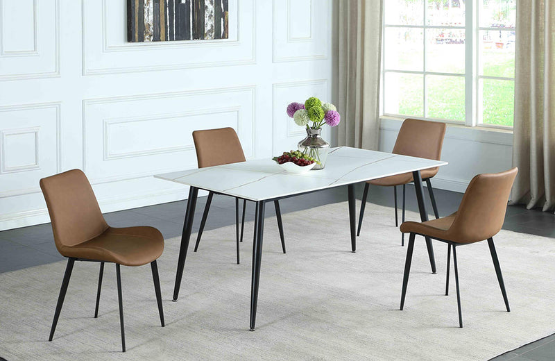 Mary 5 pc Dining Set Rust