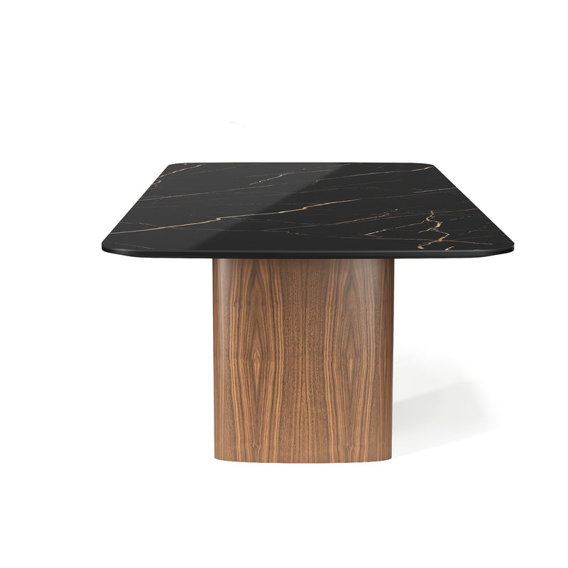 Martell Black Ceramic Dining Table