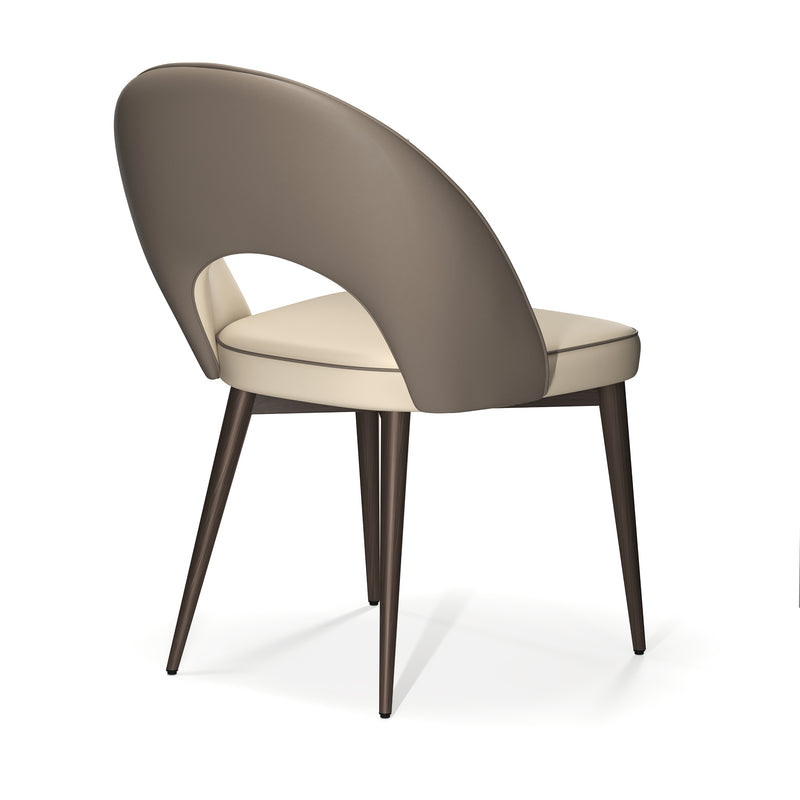 Modena Beige Two Tone Dining Chair