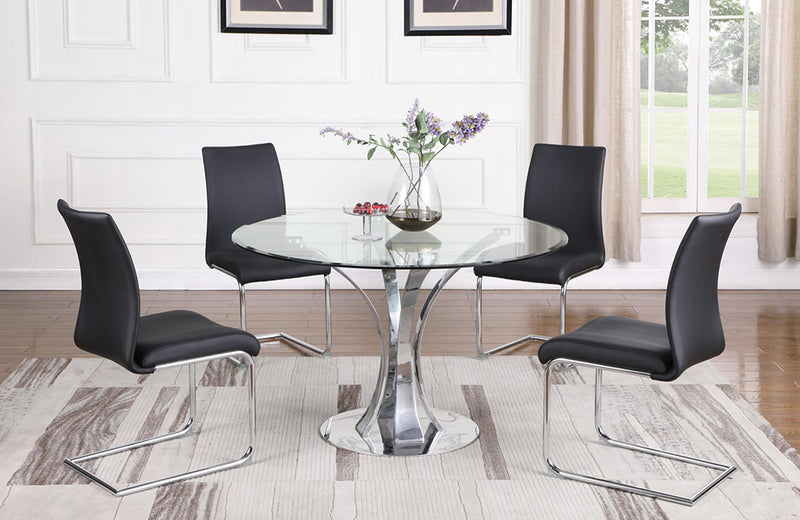 Rebeca Jane 5 pc Round Dining Set