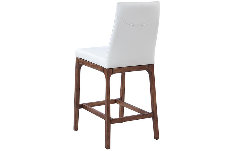 Rosario Counter Stool Walnut White