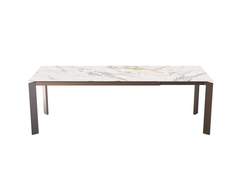 Torino Ceramic Dining table Marmo Bianco Oro