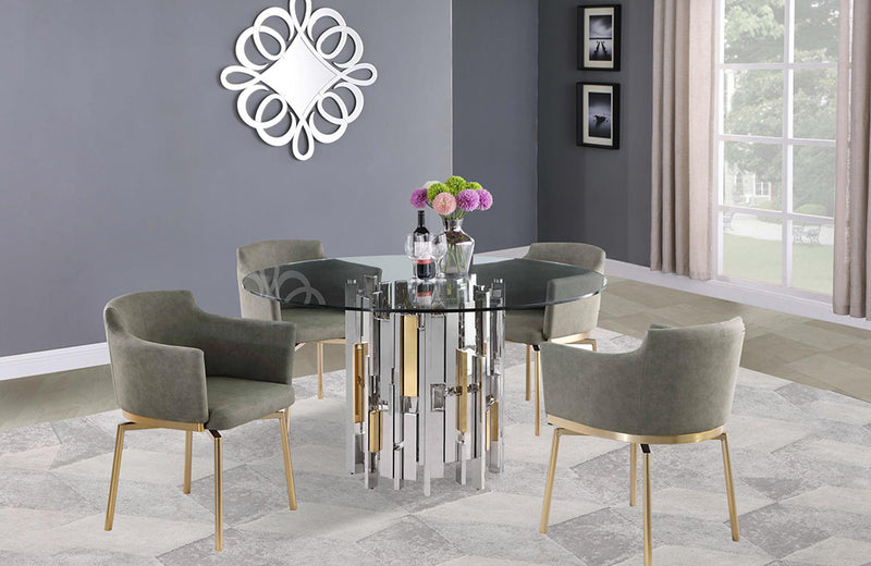 Dusty 5 pc Dining Set Gray