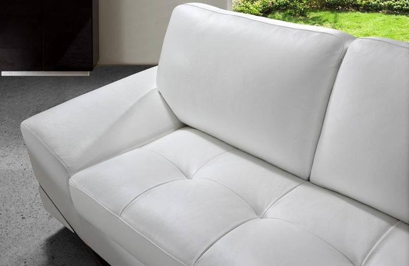 Adalynn White Modern Sofa Set