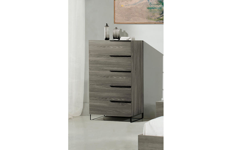 Nova Domus Enzo Italian Modern Grey Oak Chest