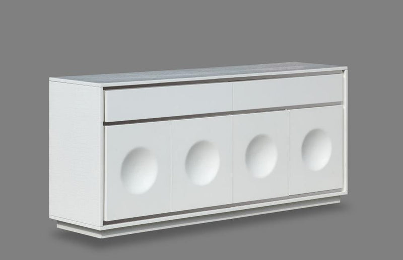 Angelina Modern White Buffet