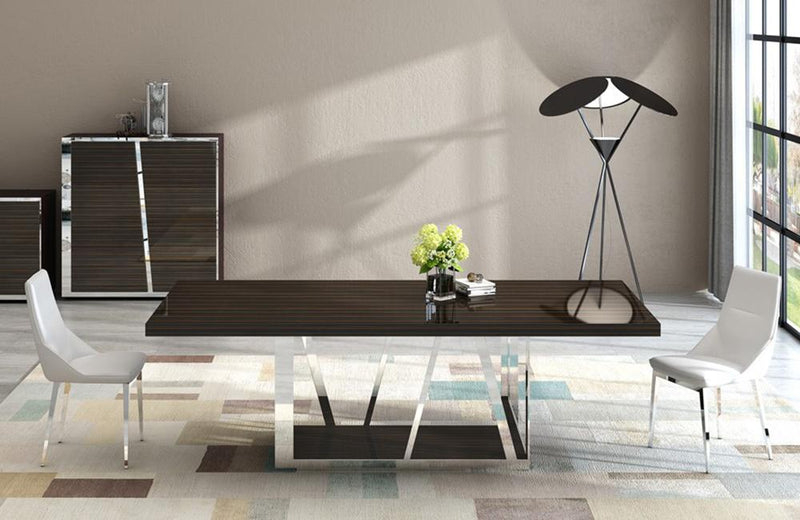 Modrest Sherman Modern Ebony Dining Table