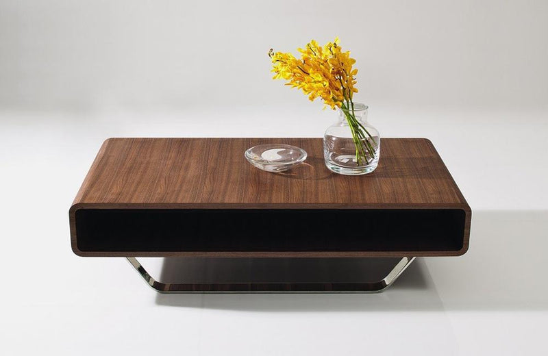 Luca Walnut Modern Coffee Table