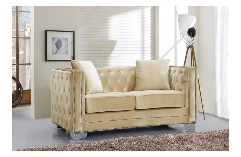 Destry Beige Love Seat