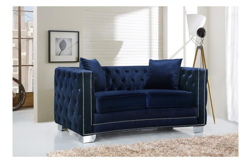 Destry Navy Love Seat