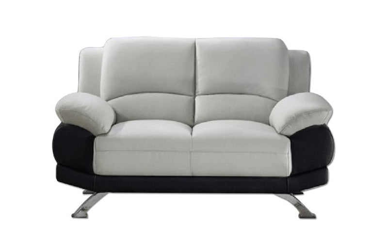 Adonia Loveseat Gray and Black