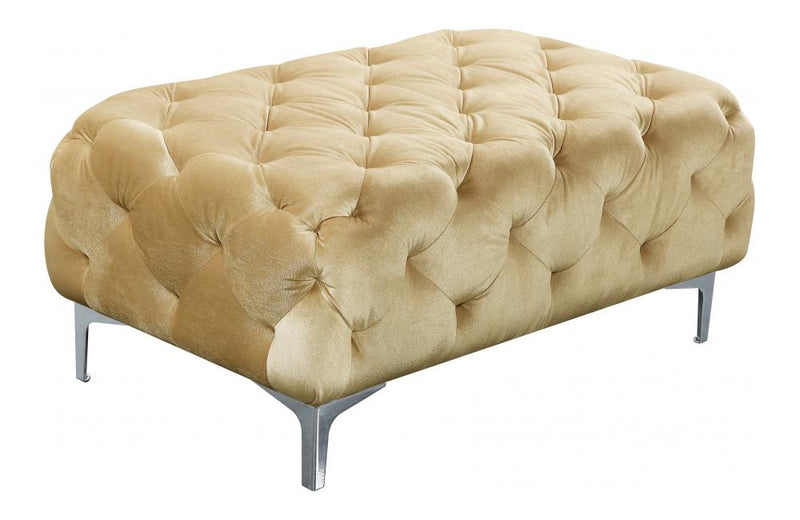 Acker Beige Ottoman