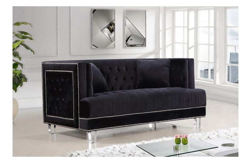 Ryan Black Love Seat