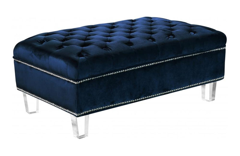 Ryan Navy Ottoman