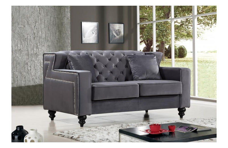 Callie Grey Love Seat